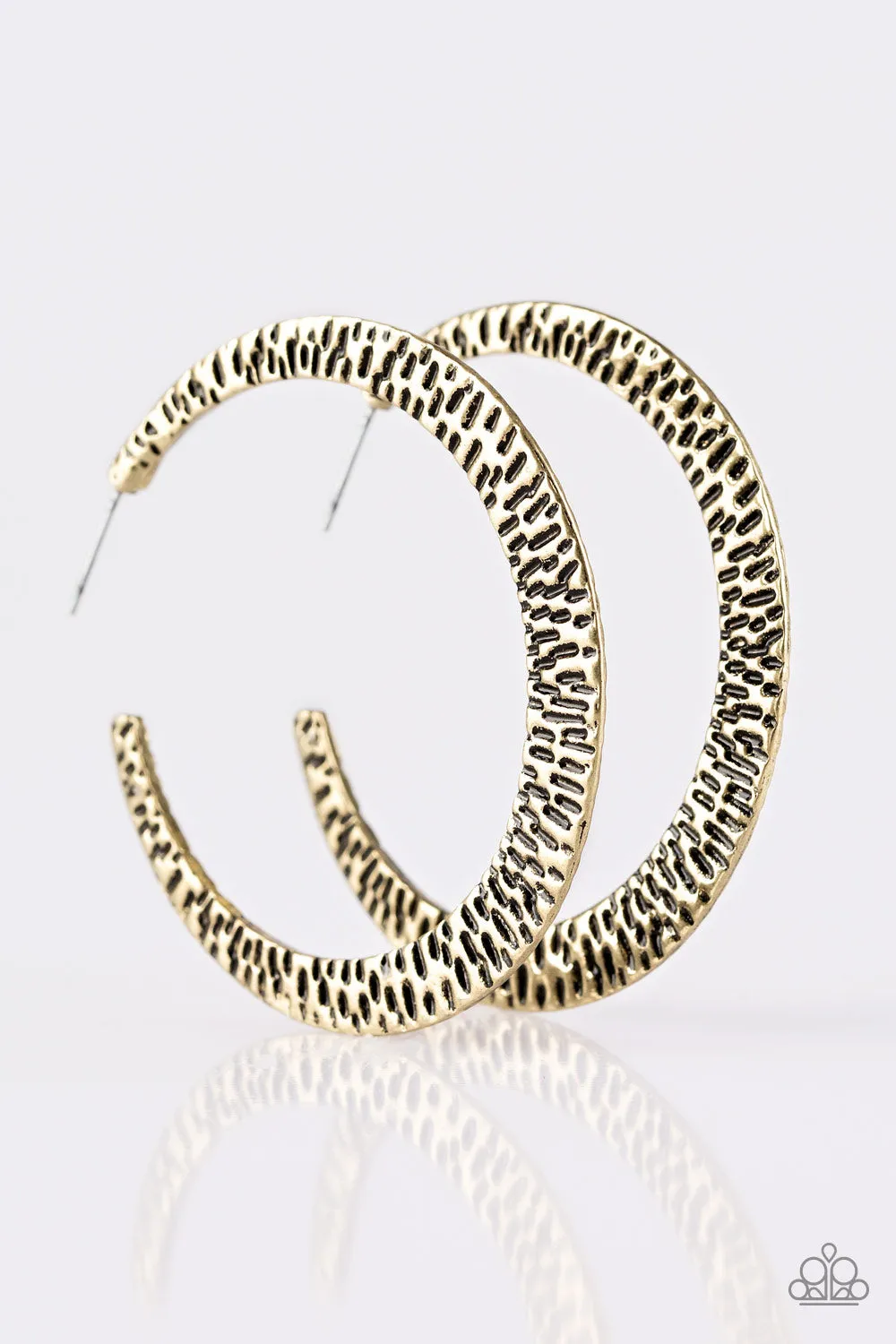 Paparazzi BEAST Friends Forever - Brass Earrings