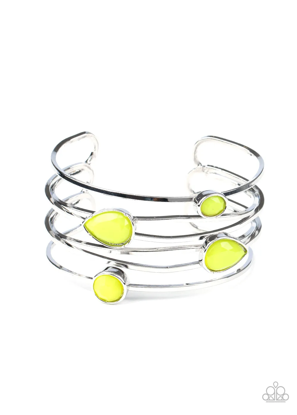 Paparazzi Bracelet ~ Fashion Frenzy - Yellow