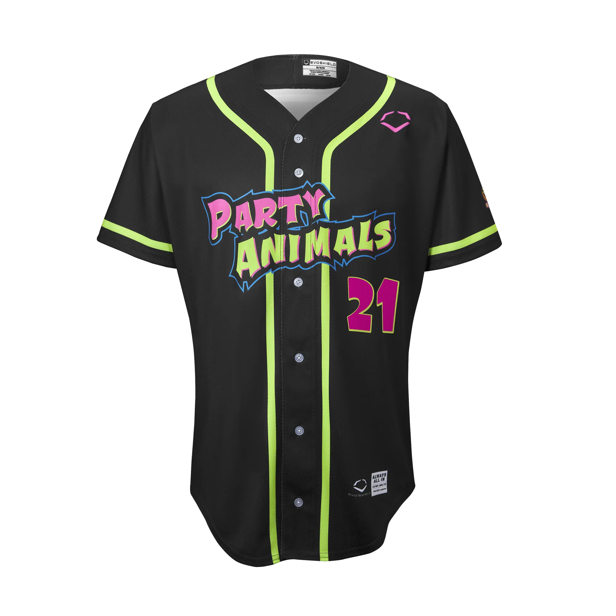 Party Animals Riyan Rodriguez #21 EvoShield Jersey - Black