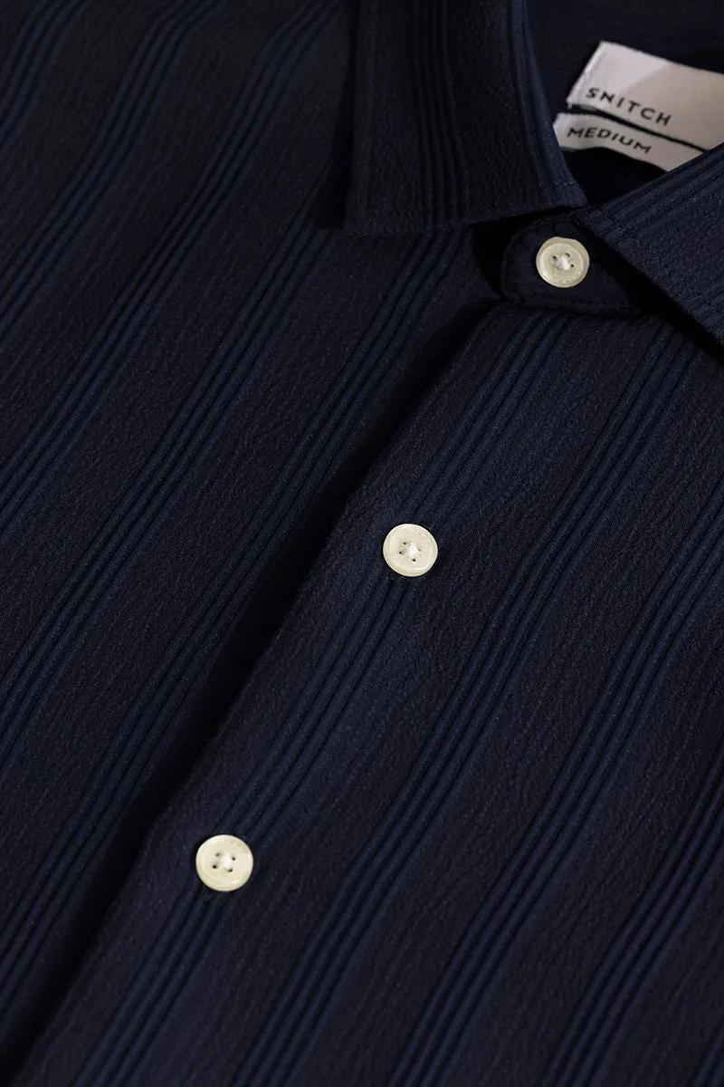 Quadbar Navy Shirt