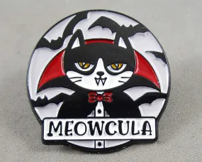 "Meowcula" Cat Enamel Pin 1pc (BIN 21)