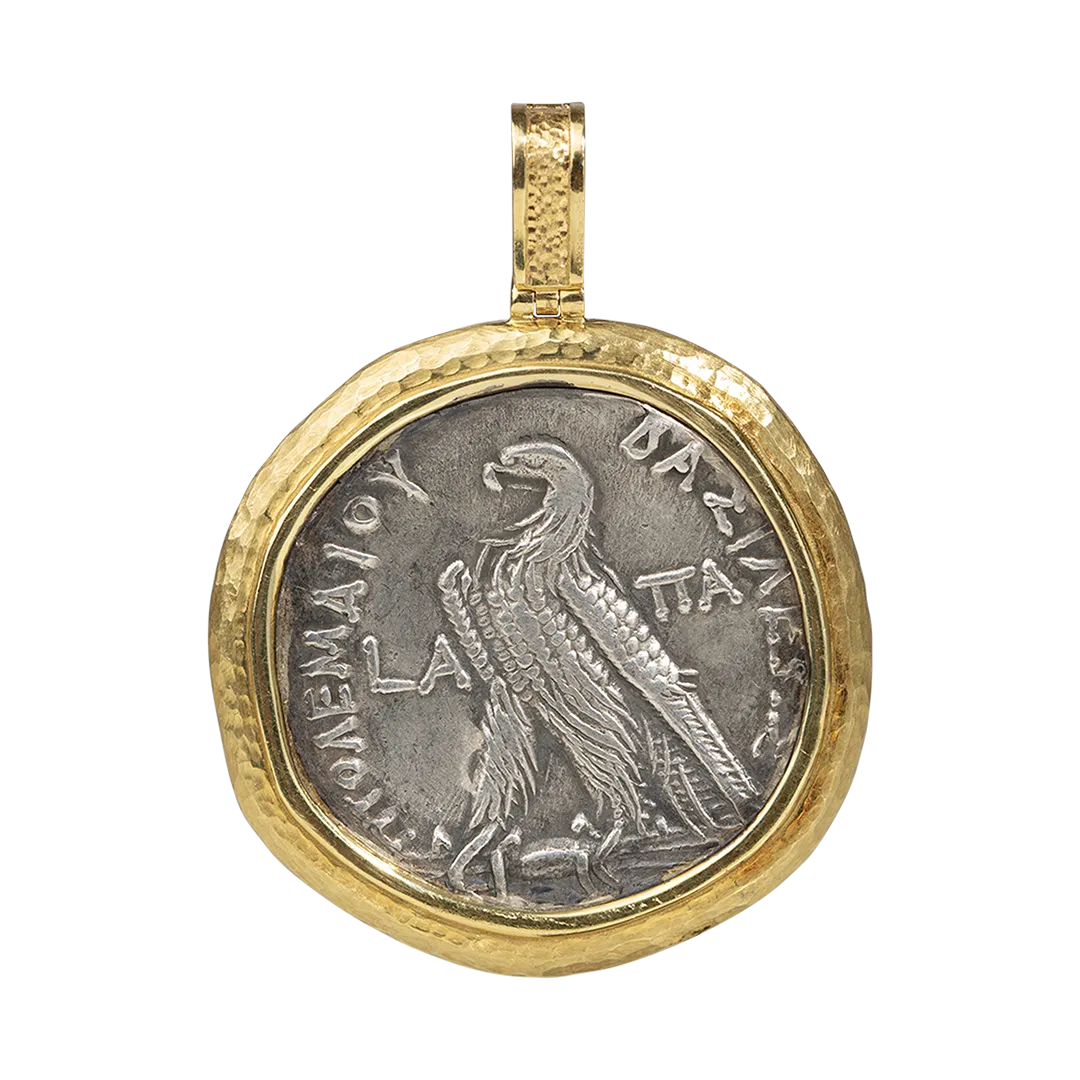 Reversible Roman Eagle Coin Pendant