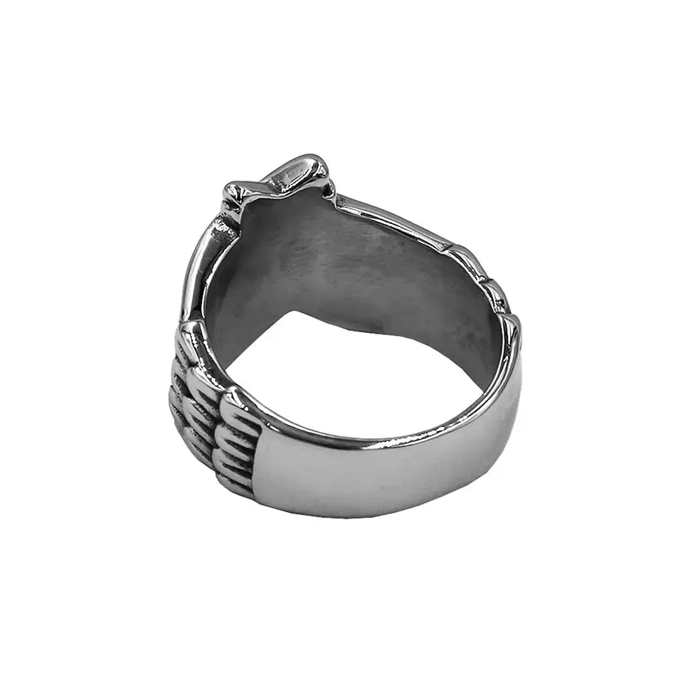 Stainless Steel Eagle Wing Ring