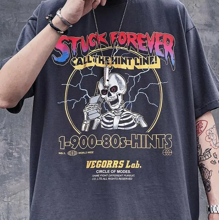 Stuck Forever Skeleton T-Shirt