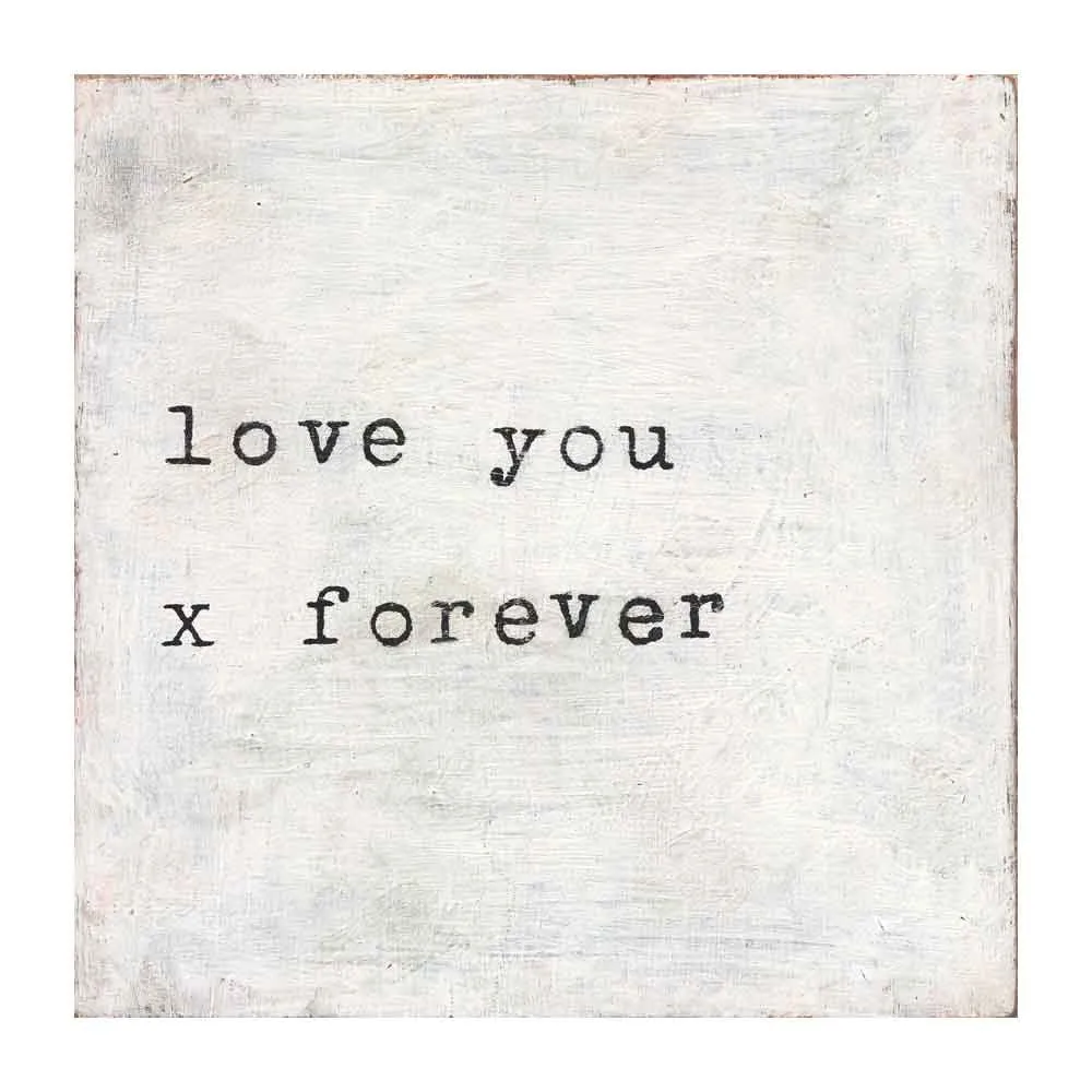 Sugarboo Love You X Forever Small Art Print