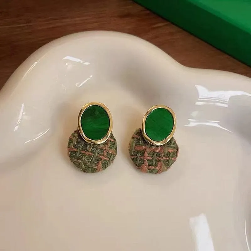 Trend Green Fashion Dangle Earrings