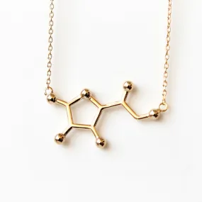 Vitamin C Molecule Necklace