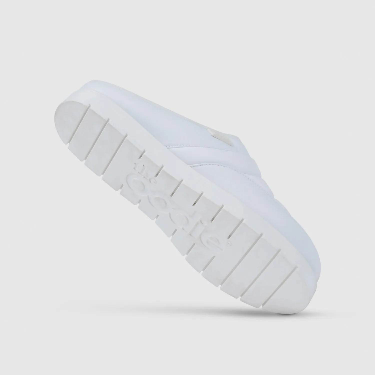 White Puffer Slip On