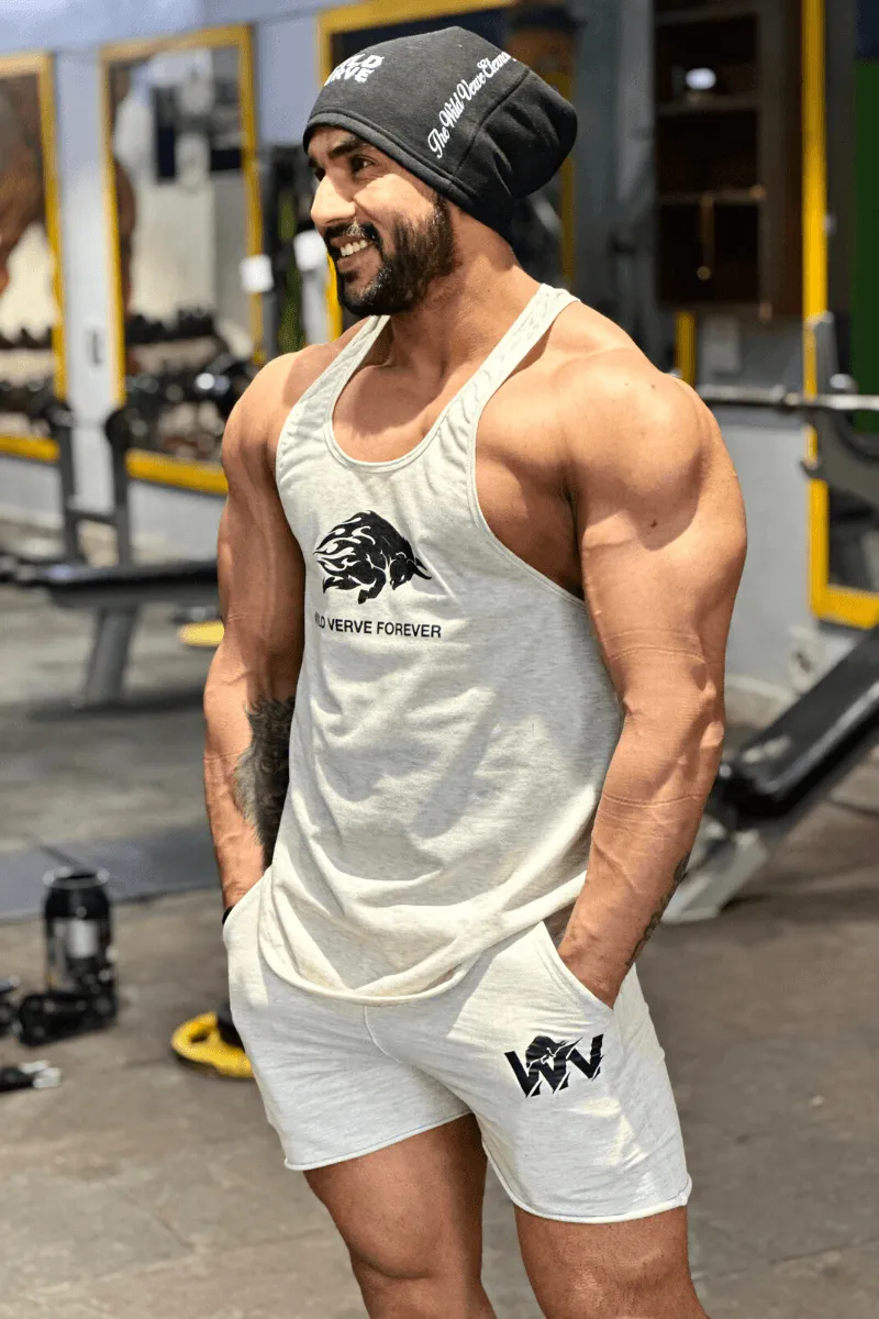 WILD VERVE FOREVER STRINGER (GREY MELANGE)