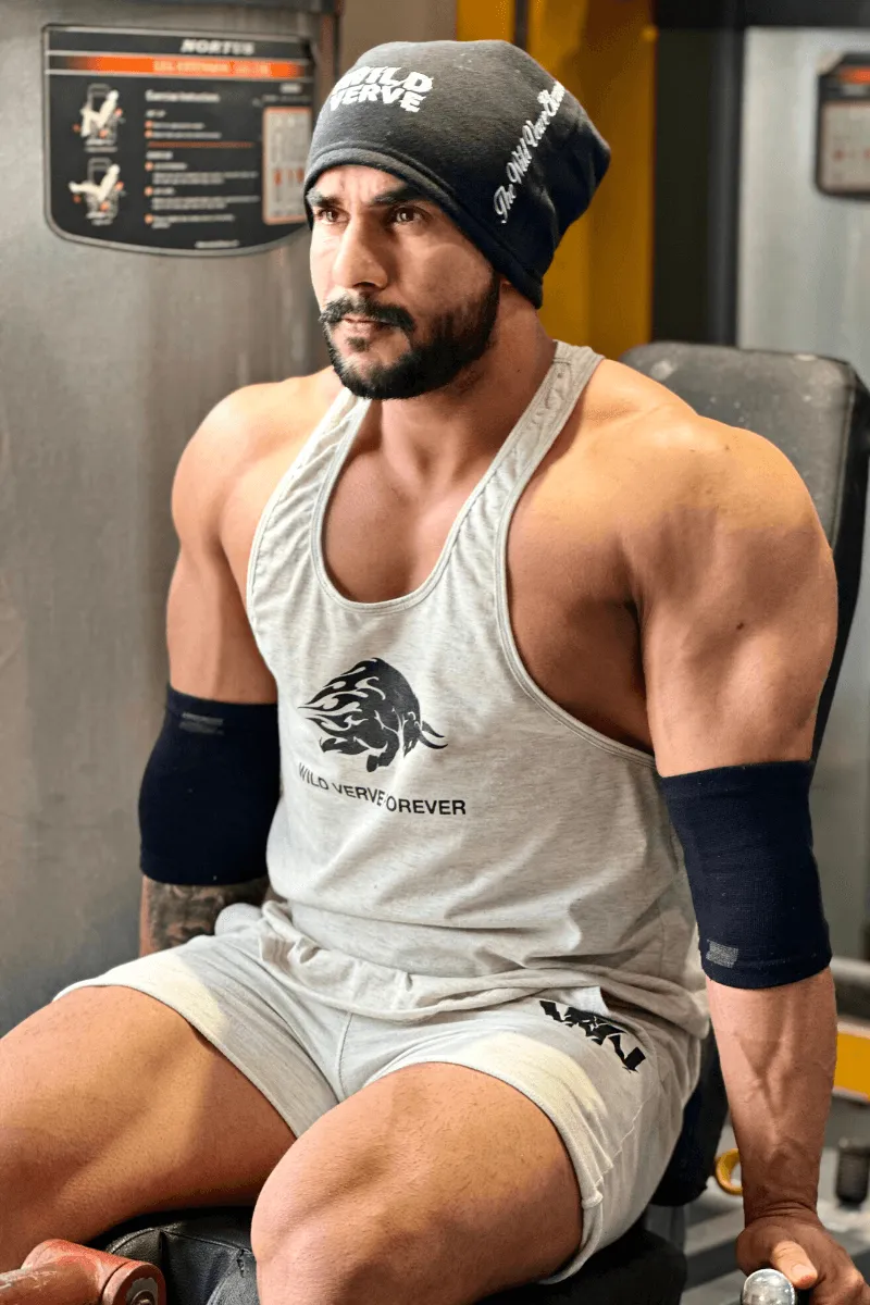 WILD VERVE FOREVER STRINGER (GREY MELANGE)