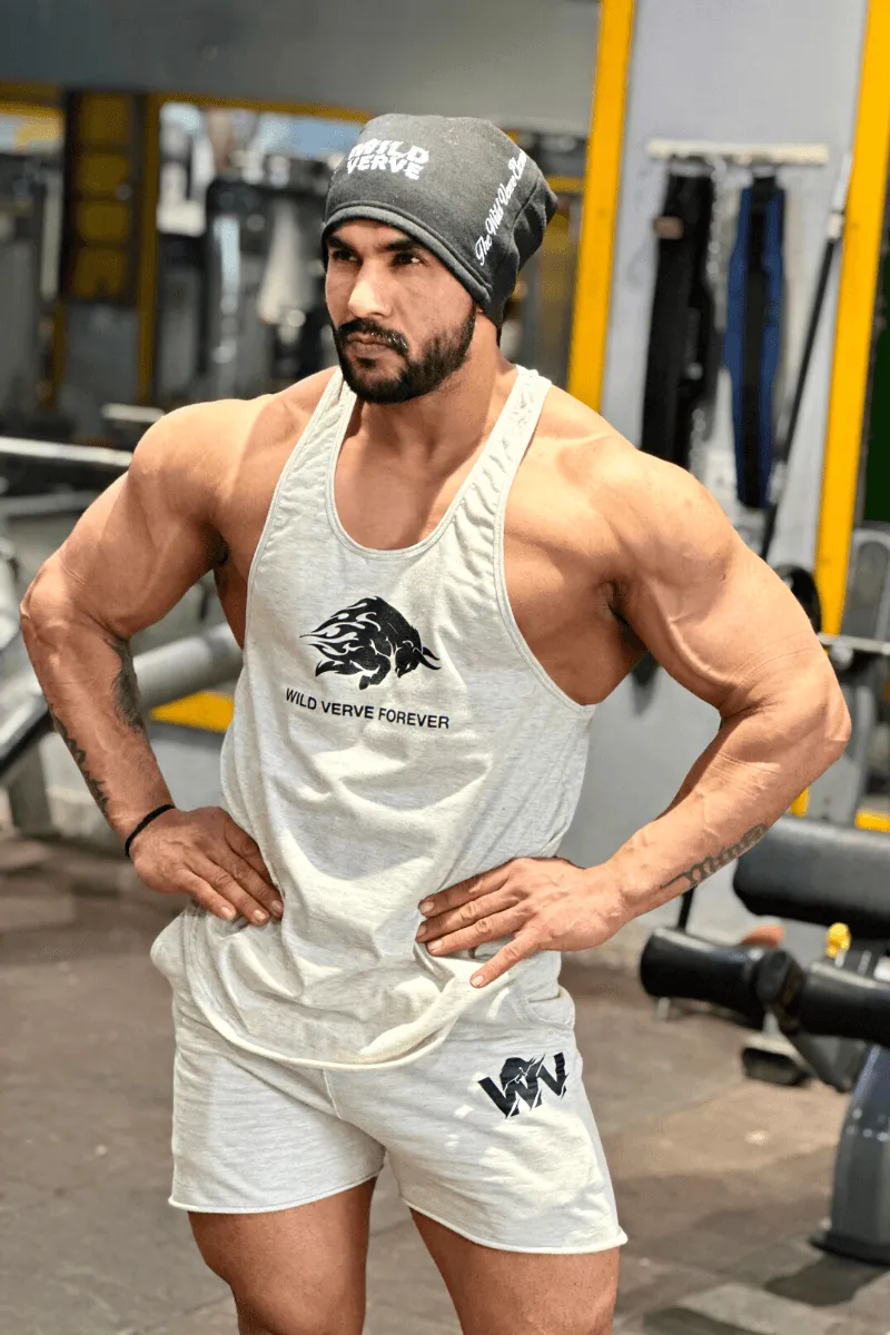 WILD VERVE FOREVER STRINGER (GREY MELANGE)