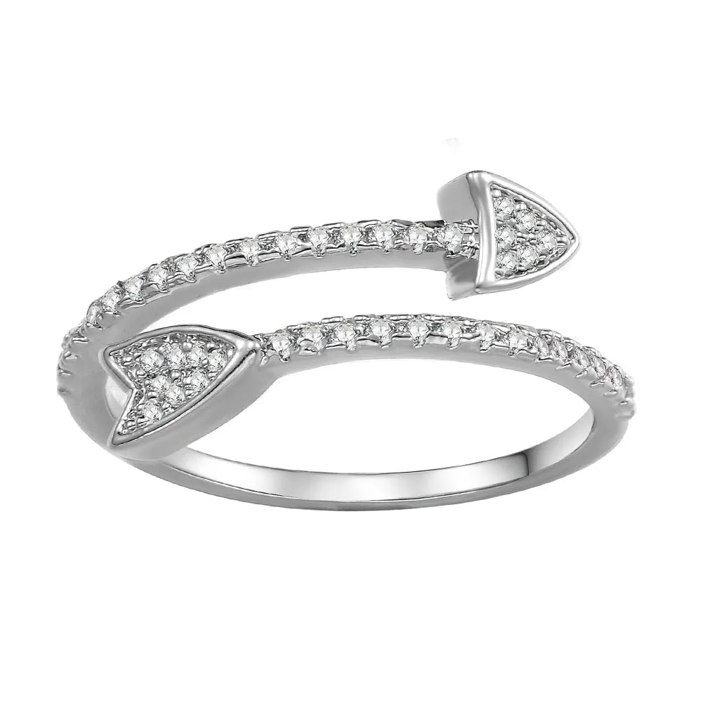 Women's Fashion Arrow CZ Ring