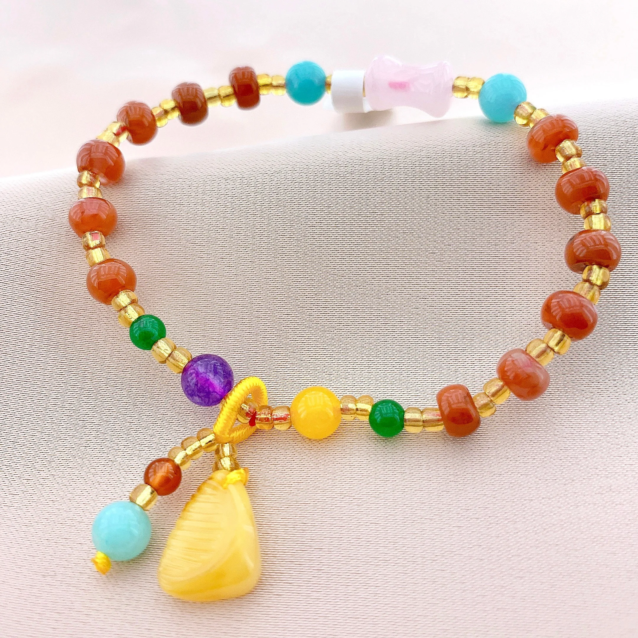 Women's Fashion Beads Gemstone Bracelet