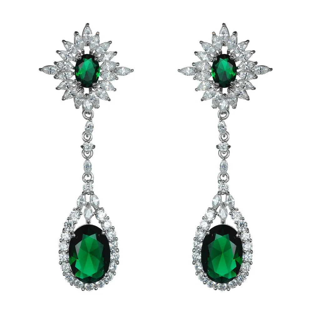 Women's Fashion CZ Bridal Wedding Earring