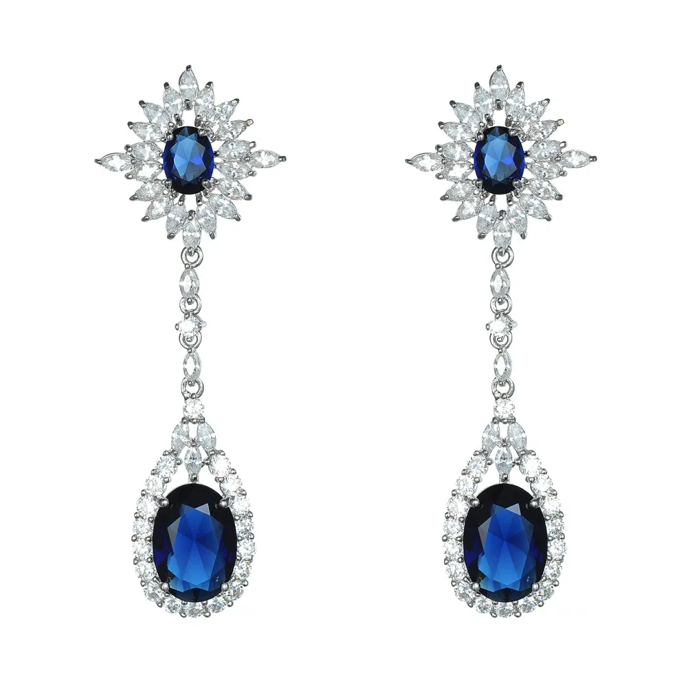 Women's Fashion CZ Bridal Wedding Earring