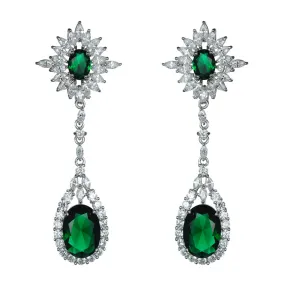 Women's Fashion CZ Bridal Wedding Earring